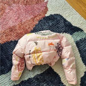 COPY - Von dutch goose down cropped puffer